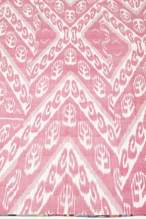 Pink and White handcrafted Textiles made from Silk by Carpet Cellar