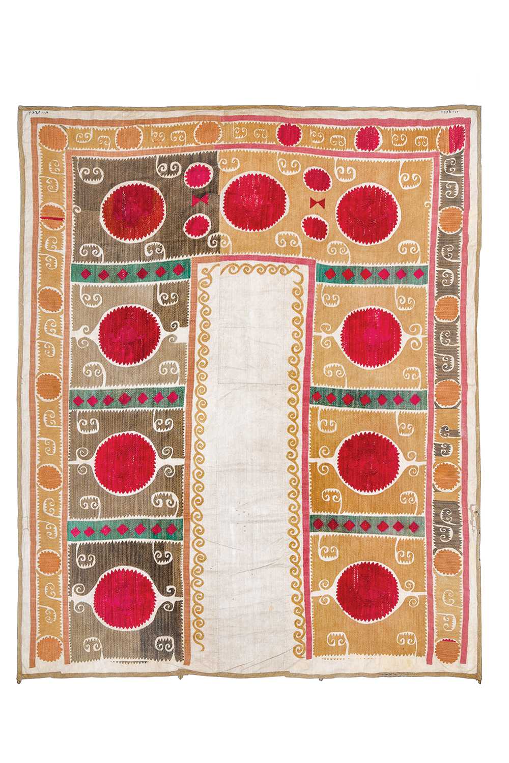 Vintage Uzbek Suzani Hand Embroidered Textile – Beginnings