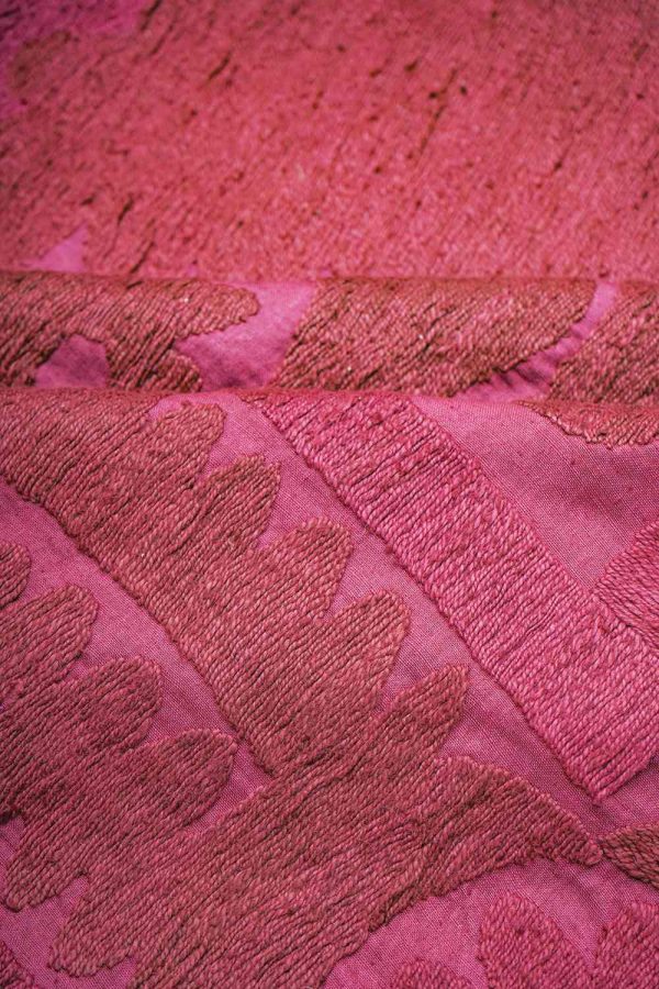 Vintage Uzbek Suzani Embroidered Textile - Scarlet (Overdyed)