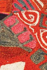 Vintage Iraq Hand Embroidered Rasht Textile
