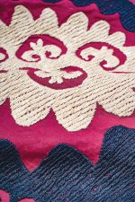 Vintage Uzbek Suzani Embroidered Textile - Circadium