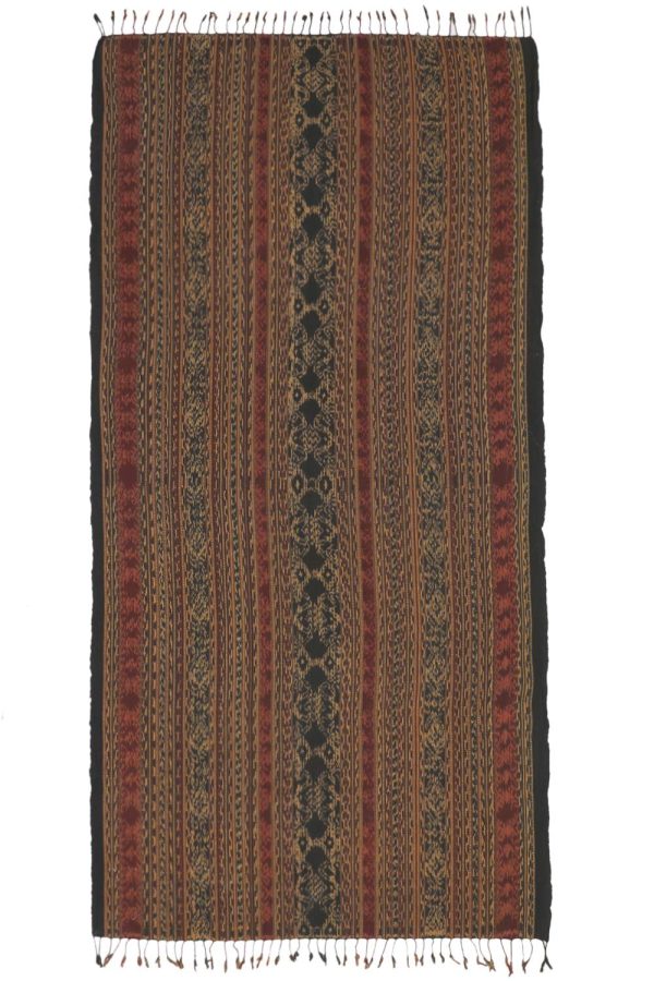 Vintage Indonesian Sumbawa Handwoven Ikkat Textile - Vibrations