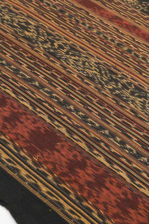 Vintage Indonesian Sumbawa Handwoven Ikkat Textile - Vibrations