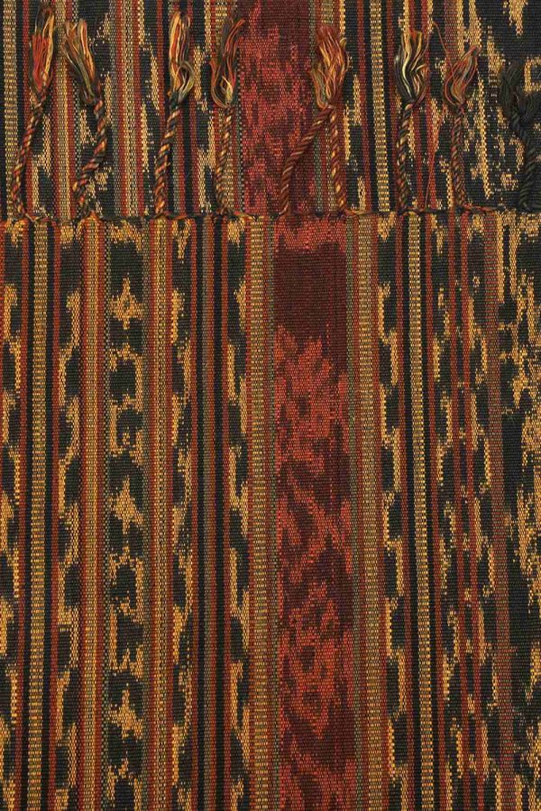 Vintage Indonesian Sumbawa Handwoven Ikkat Textile - Vibrations