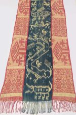 Vintage Indonesian Sumbawa Handwoven Ikkat Textile - Dragon