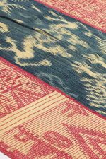 Vintage Indonesian Sumbawa Handwoven Ikkat Textile - Dragon