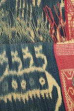 Vintage Indonesian Sumbawa Handwoven Ikkat Textile - Dragon