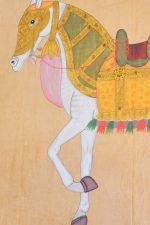 Indian Pichwai - Horseback