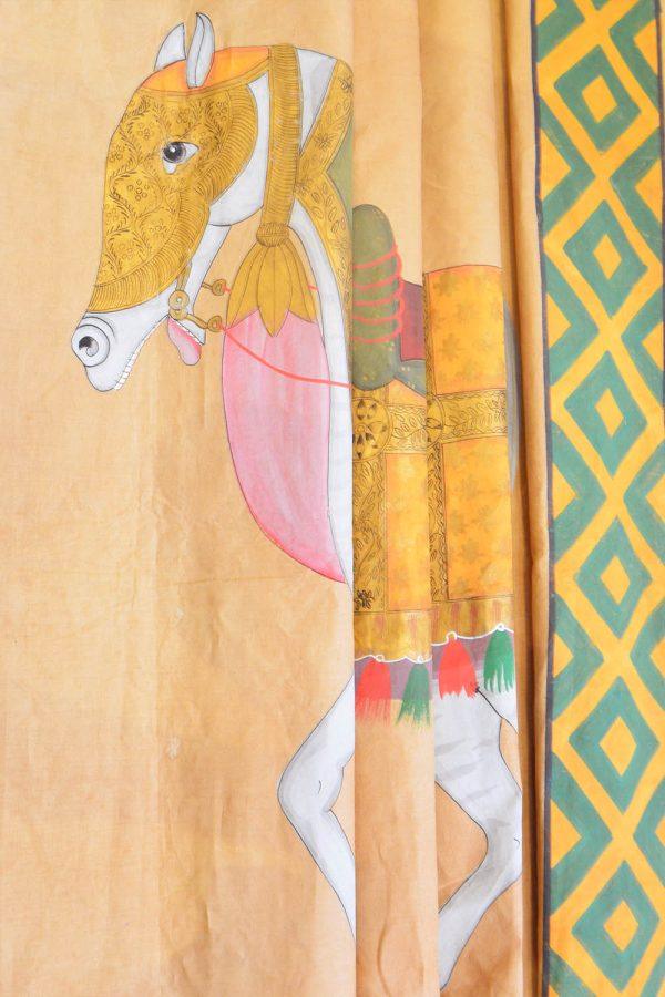 Indian Pichwai - Horseback