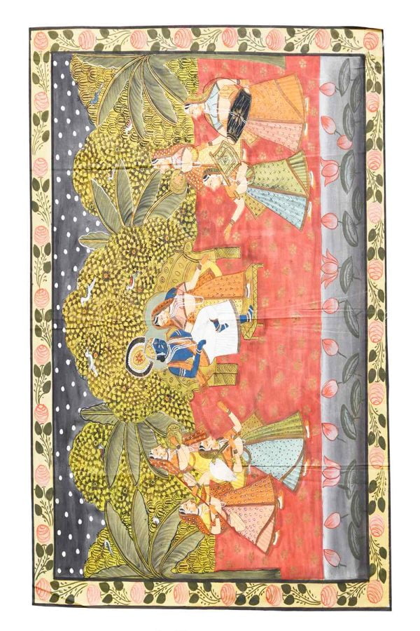 Pichwai - Lord Krishna With Beloved