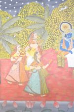 Pichwai - Lord Krishna With Beloved