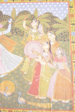 Indian Pichwai - Krishna Radha Sangam