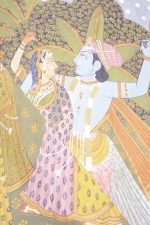 Indian Pichwai - Krishna Radha Sangam