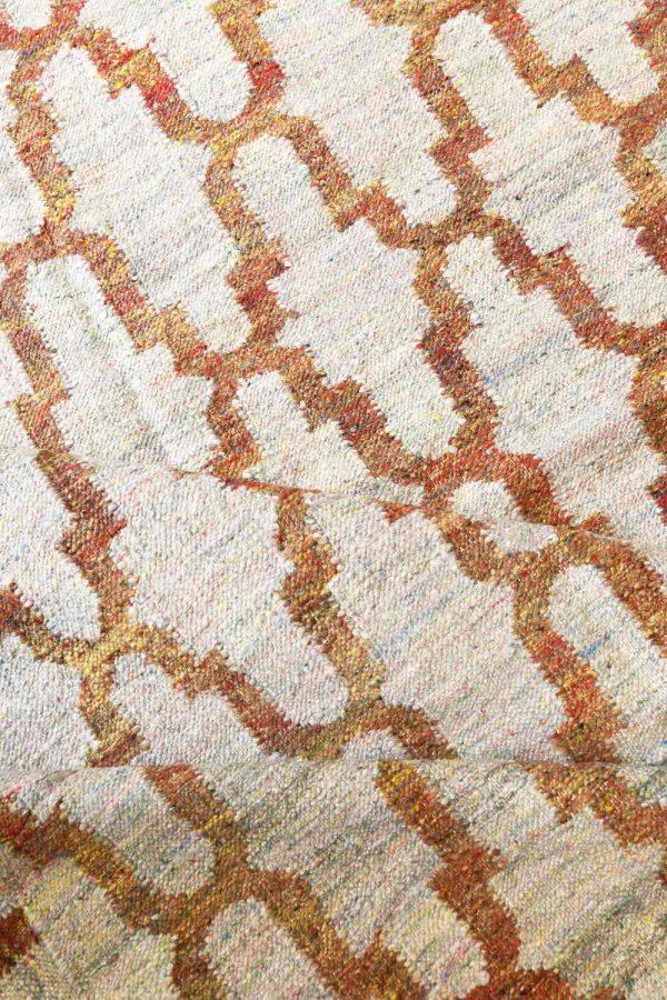 Bamboo Silk Flatweave - Mughal Jaali | Flatweave Rugs | Carpet Cellar