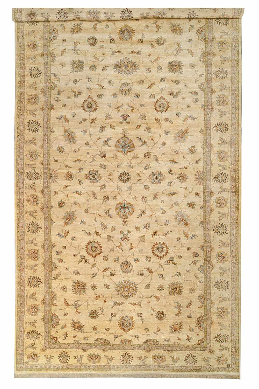 Vintage Sultanabad Ziegler – Golden Blossom