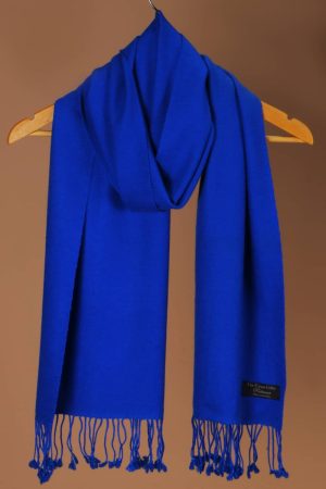 Pashmina Muffler - Cobalt Blue