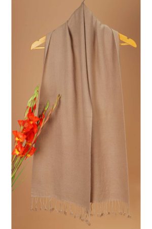Pashmina Muffler - Soft Brown