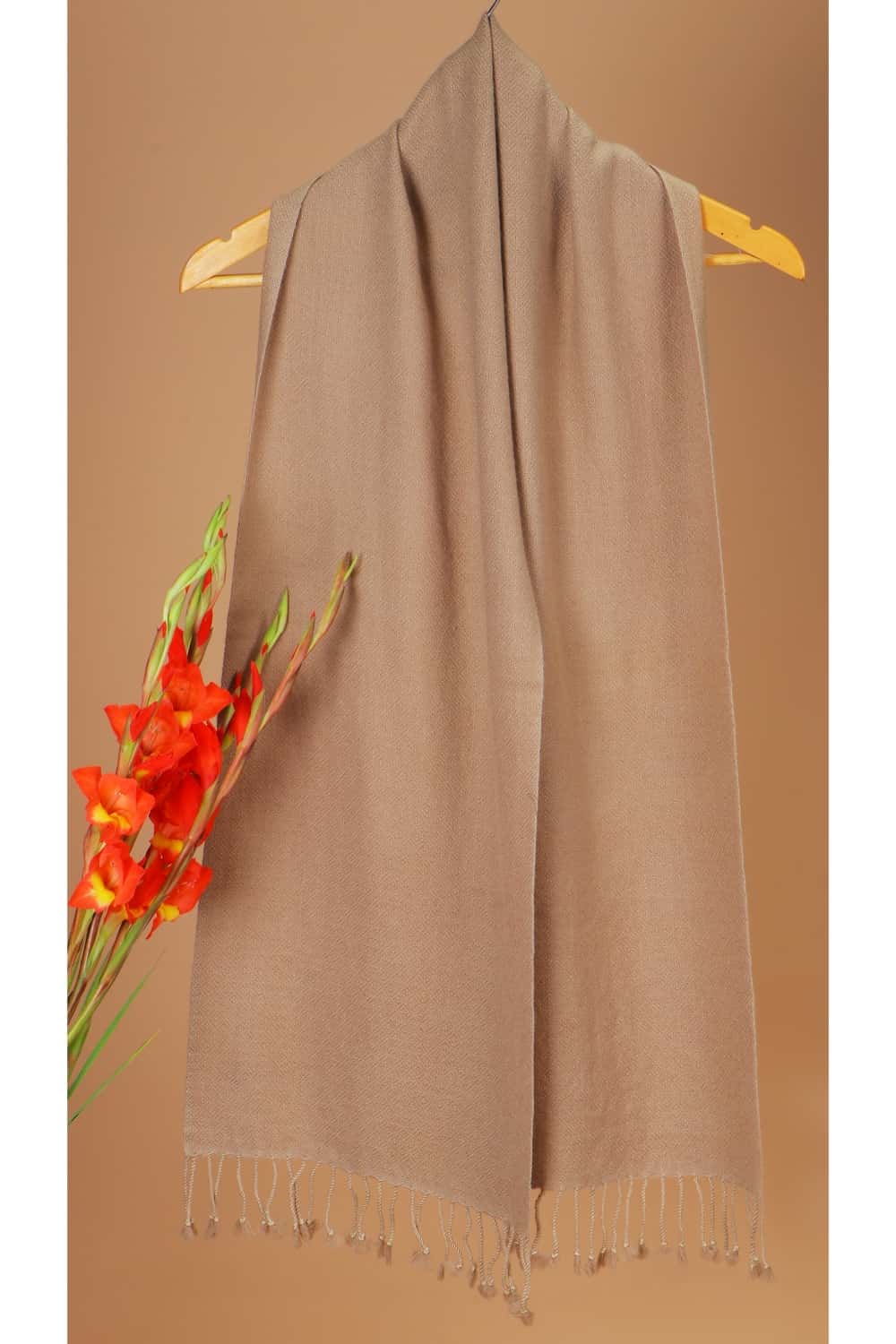 Pashmina Muffler – Soft Brown