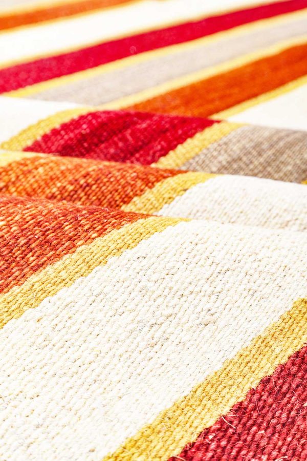 Indo Bamiyani Flatweave - Sunset Strokes