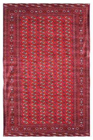 Mori Turkman Bukhara - Lava Red