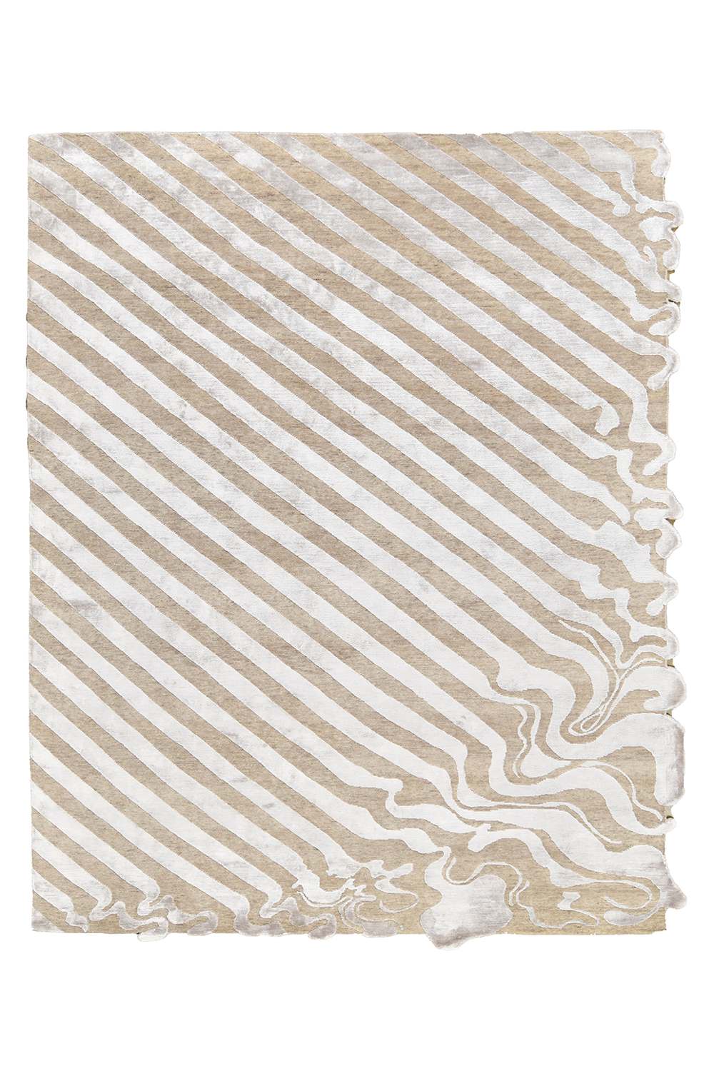 Free Form Collection – Taupe Cross Stripes