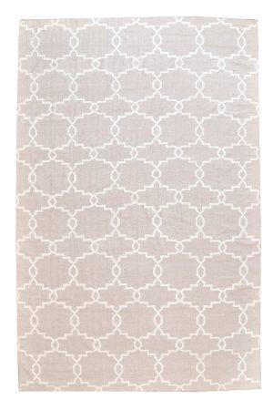 Woollen Flatweave - Lattice in Loops
