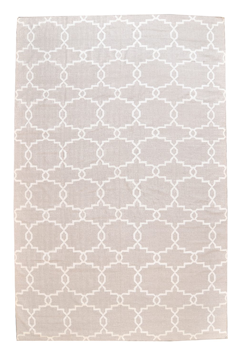 Woollen Flatweave – Lattice in Loops