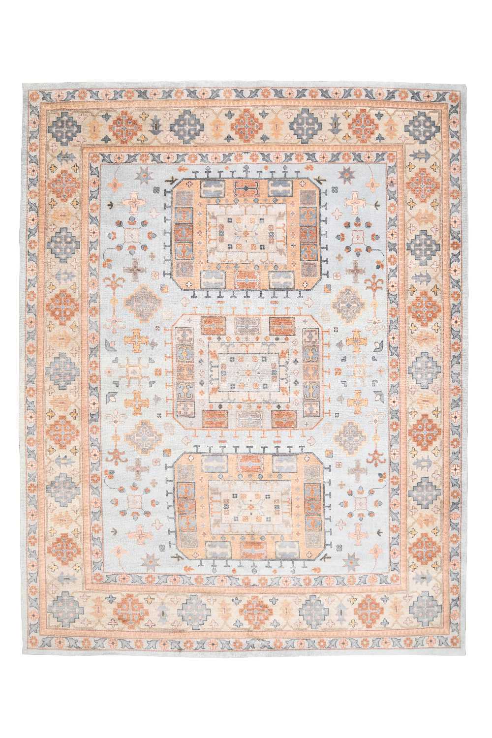 Transitional Oushak Revival- Rectilinear