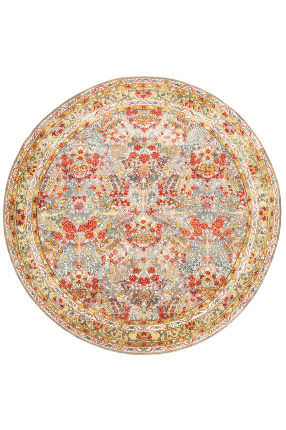 Persian Revival Dabeer Kashan – Floral Ferris