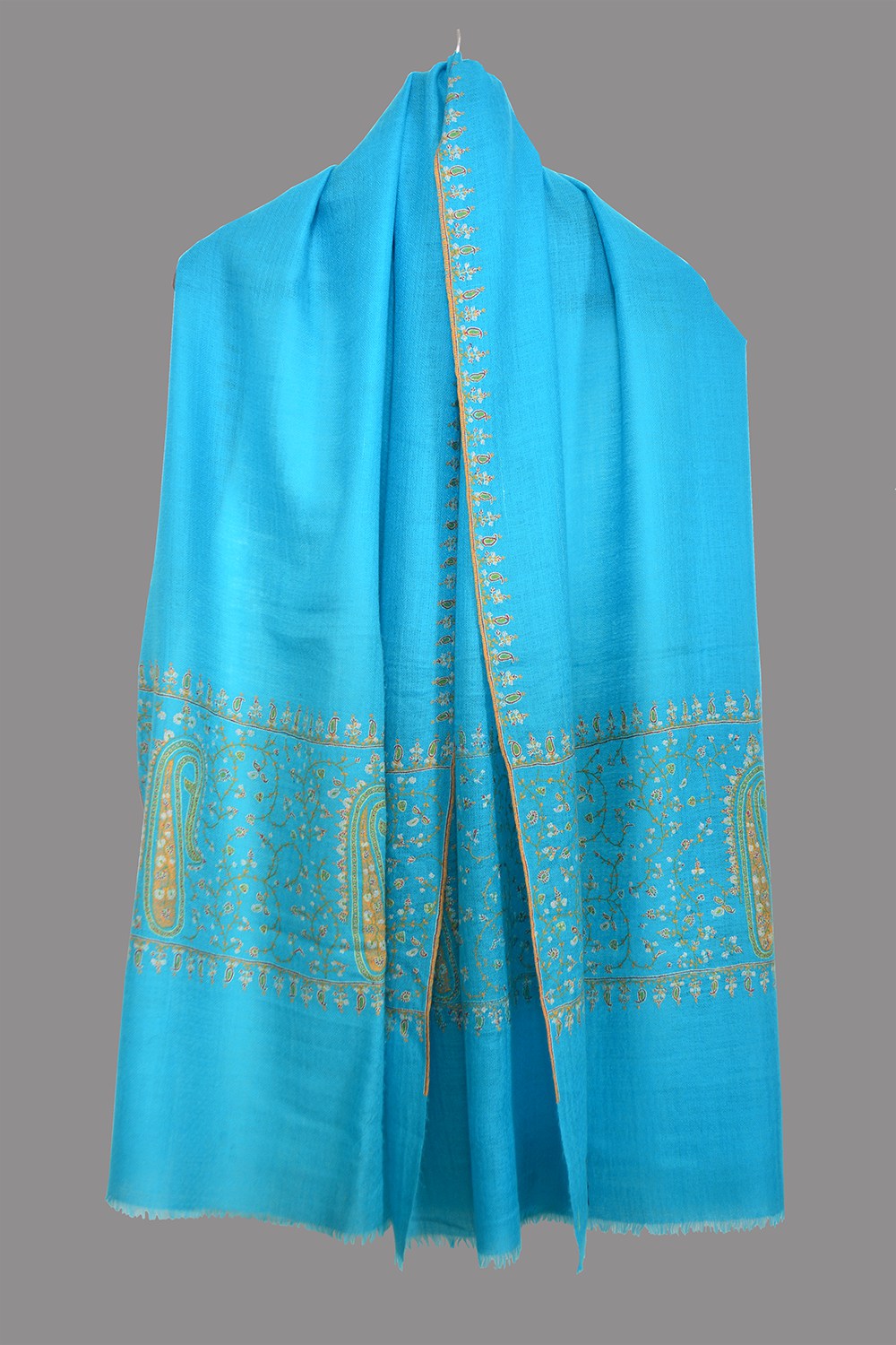 Light Weight Shahmina Palladar Shawl – Sky Blue