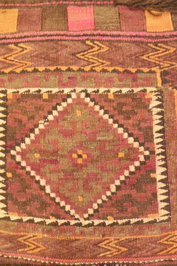 Afghan Kazak Cushion - Frequency