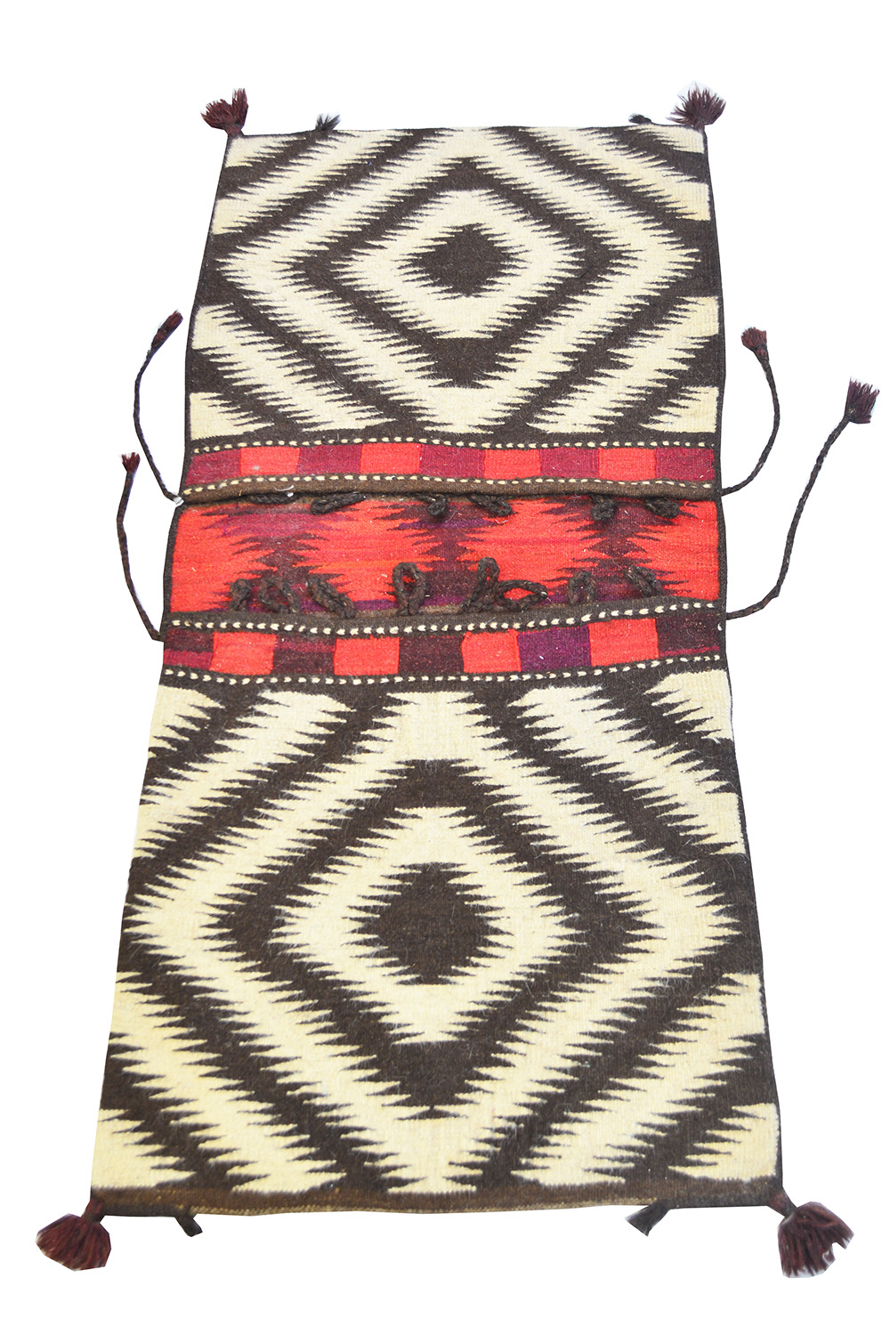 Balouch Saddle Bag – Black & White