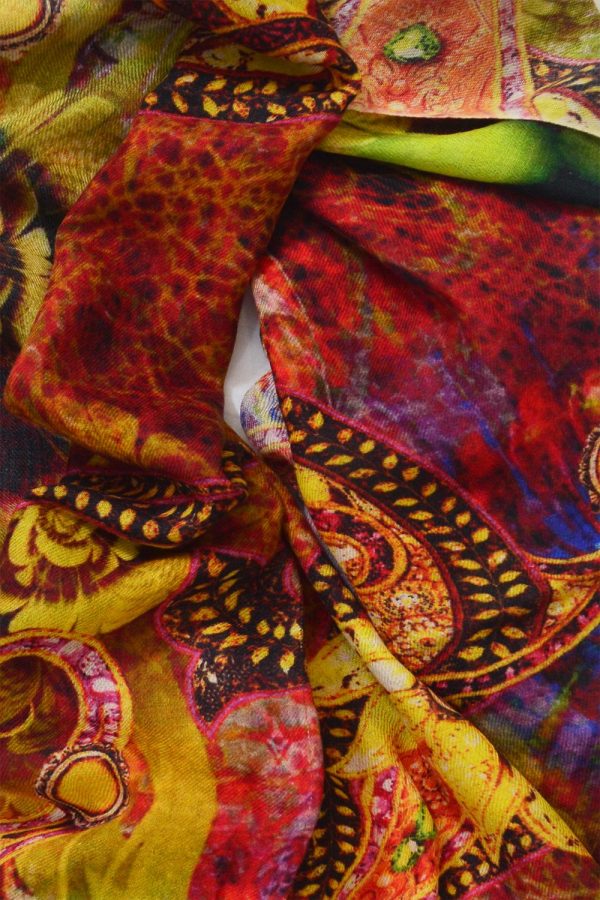 Pashmina Print Stole - Floral Mania