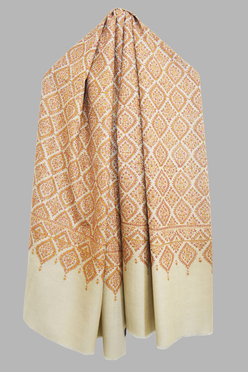 Light Weight Shahmina Jaldar Shawl – Lattice