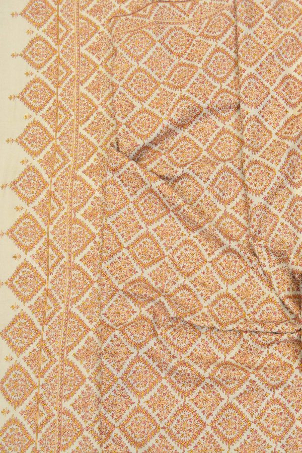 Light Weight Shahmina Jaldar Shawl - Lattice