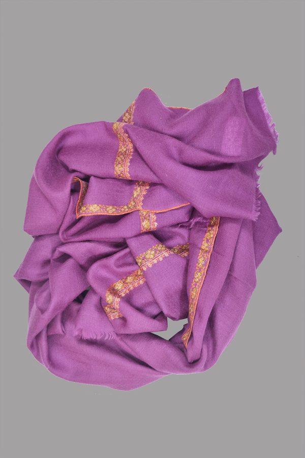 Light Weight Shahmina Hashidar Stole - Mauve