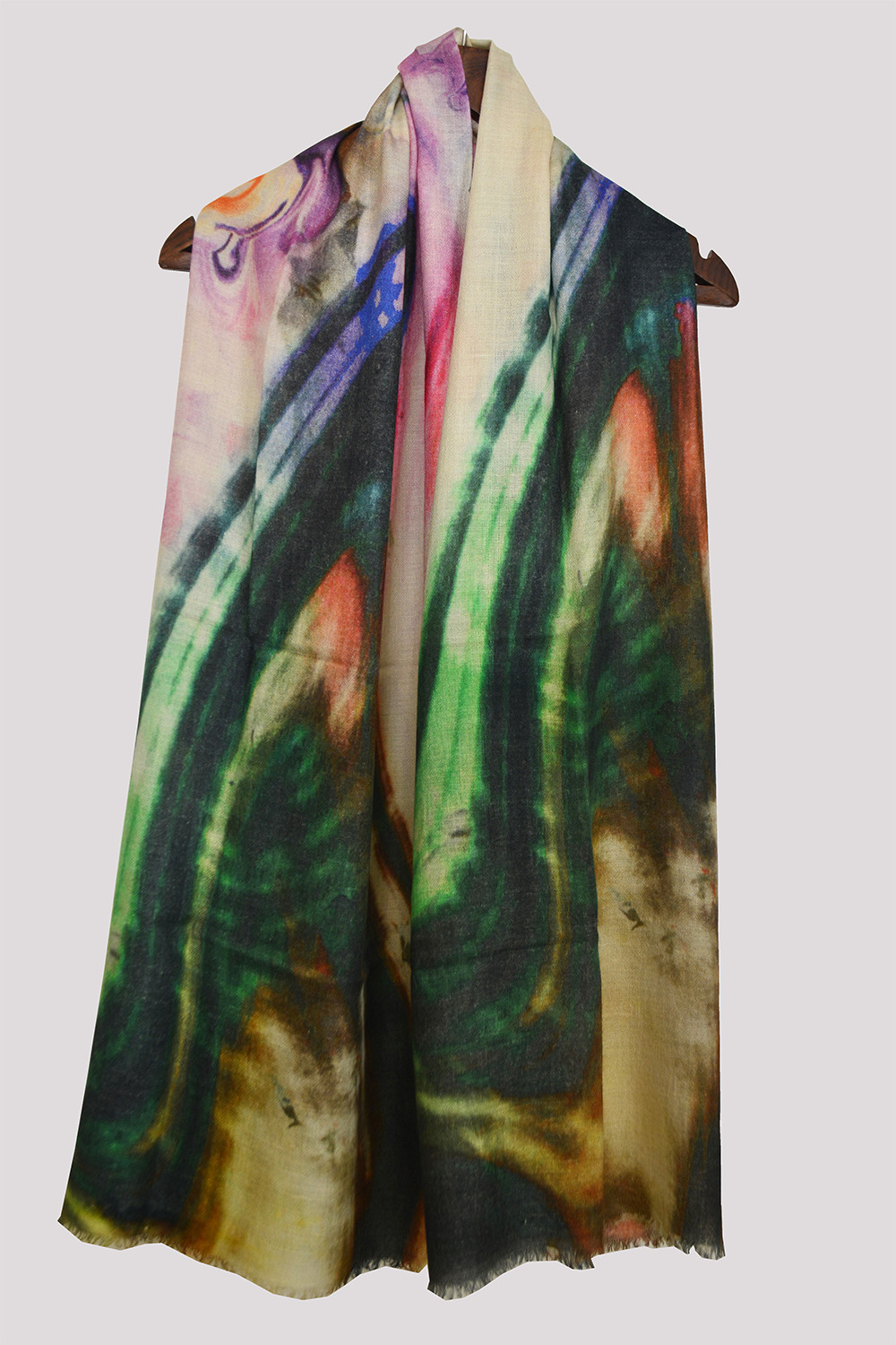 Shahmina Print Stole – Aurora