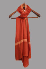 Light Weight Shahmina Shahmina Beldar Stole - Rust