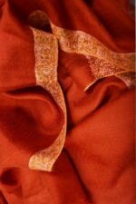 Light Weight Shahmina Shahmina Beldar Stole - Rust