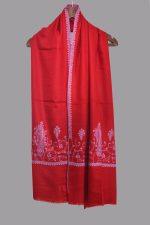 Light Weight Shahmina Palladar Stole - Crimson