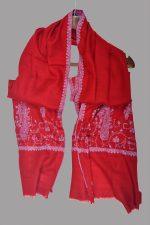 Light Weight Shahmina Palladar Stole - Crimson