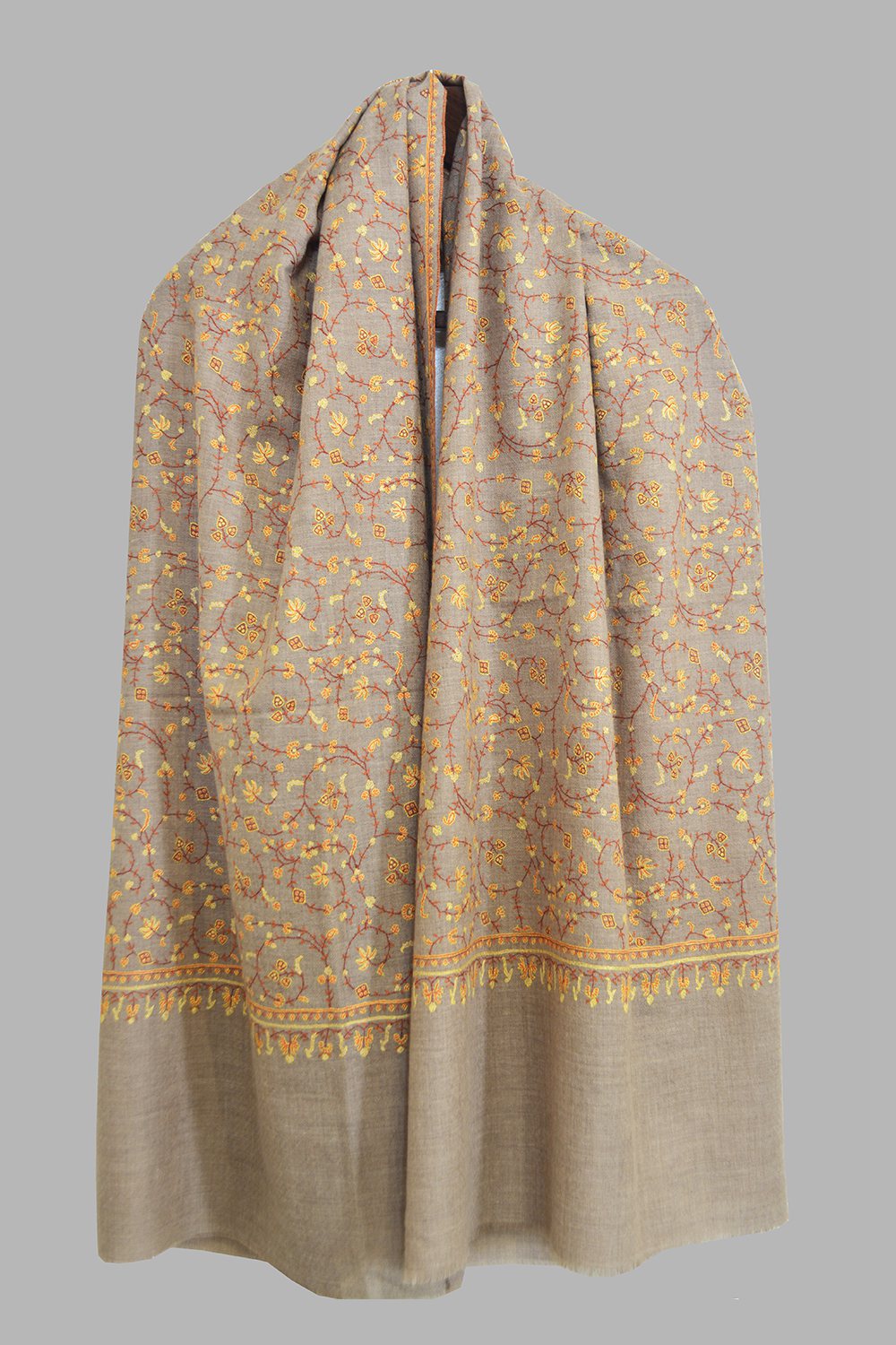 Light Weight Shahmina Jaldar Shawl – Sunshine