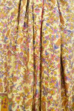 Shahmina Kalamkari Embroidered Shawl - Harvest Gold