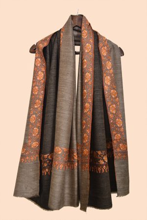 Shahmina Reversible Beldar Shawl - Dark Knight