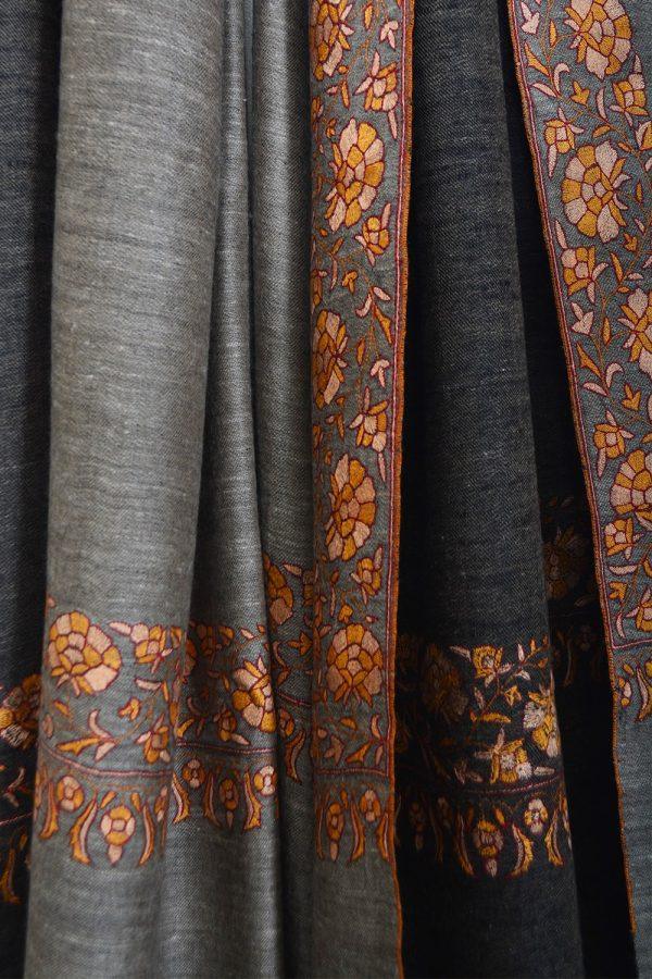 Shahmina Reversible Beldar Shawl - Dark Knight
