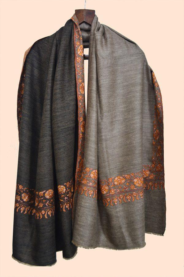 Shahmina Reversible Beldar Shawl - Dark Knight