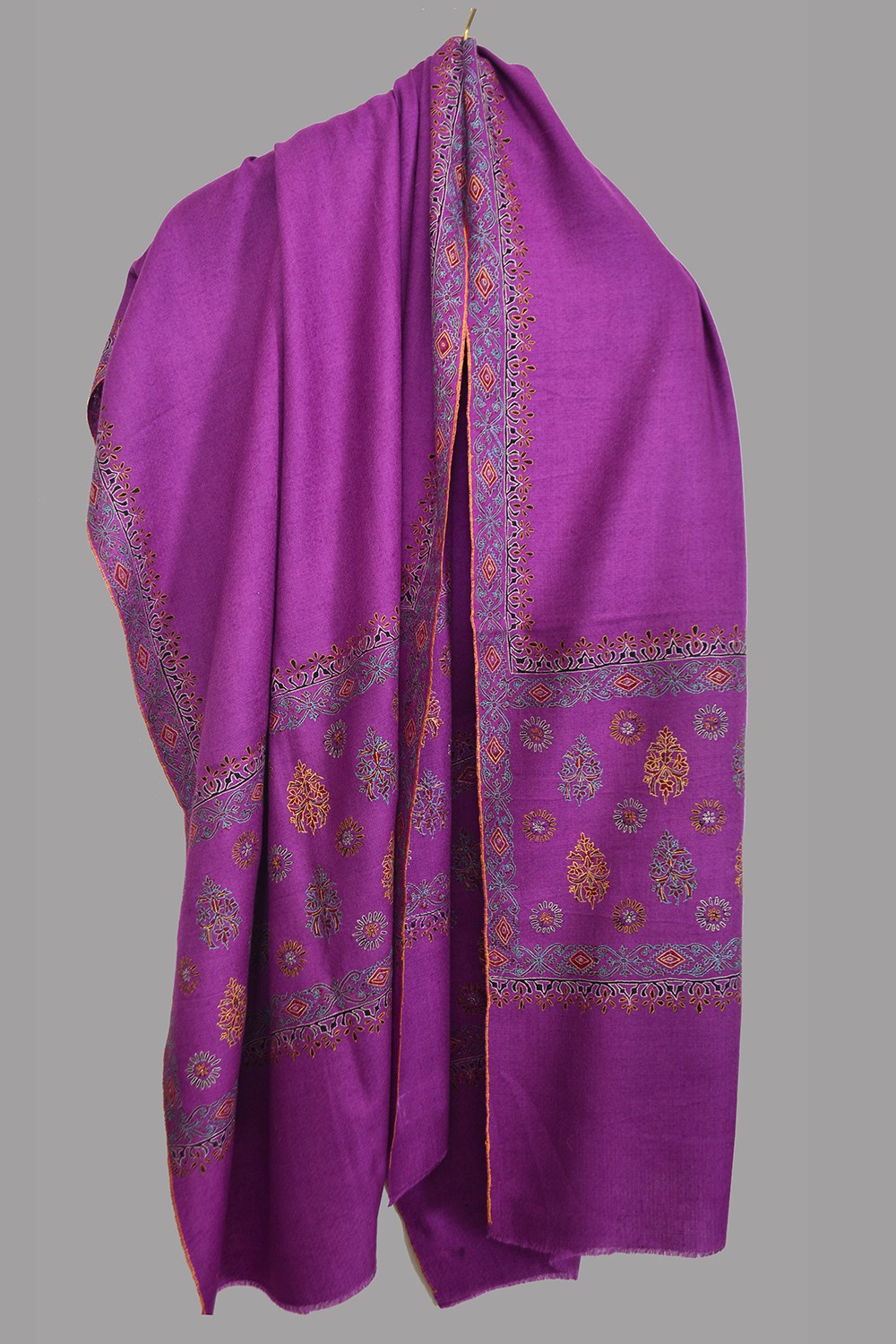 Light Weight Shahmina Palladar Shawl – Ruby Pink
