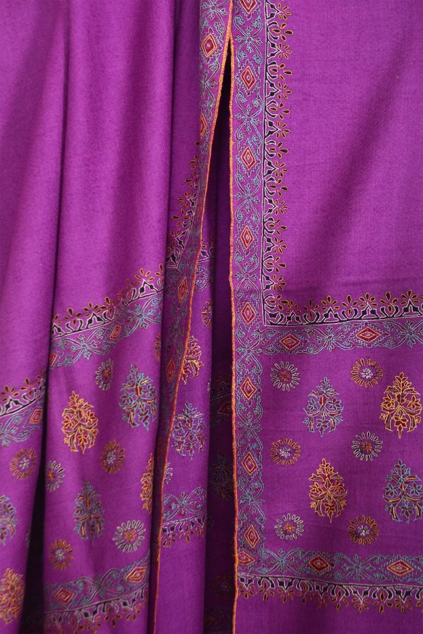 Light Weight Shahmina Palladar Shawl - Ruby Pink