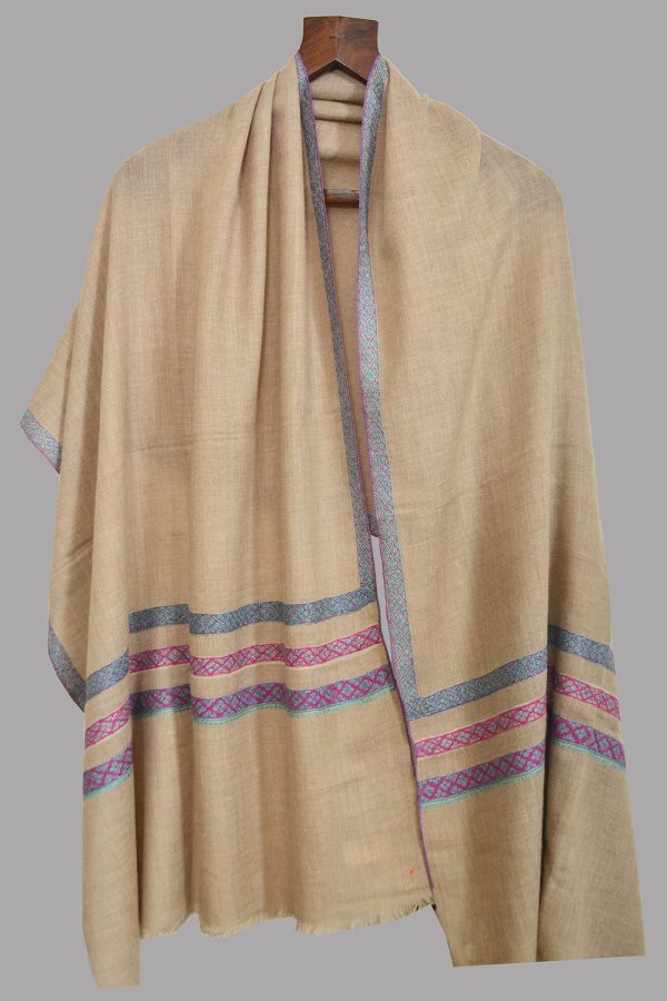 Light Weight Shahmina Shahmina Beldar Stole - Toosh Brown