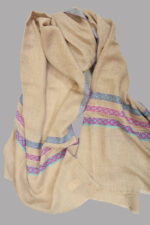 Light Weight Shahmina Shahmina Beldar Stole - Toosh Brown